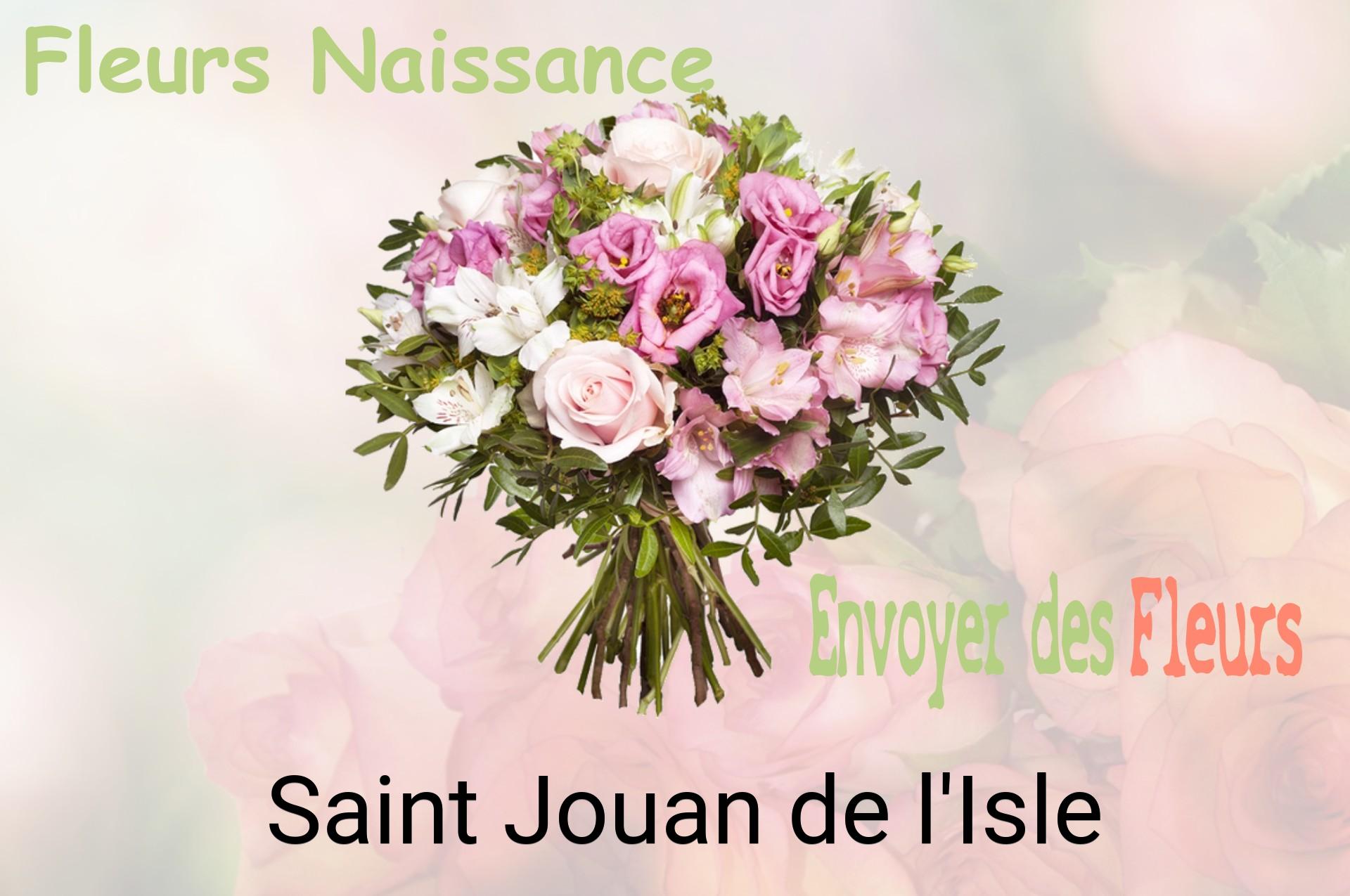 Bouquet de fleurs de naissance livré à Saint-Jouan-de-l'Isle